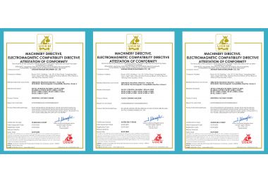 RONLON's product CE certificate