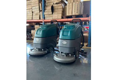 Two RLA510 Walk-Behind Scrubbers Ready for Delivery to the U.S.