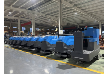 Batch of Customized Floor Scrubbers for Distributor Ready for Shipment