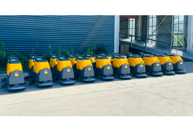 Another Batch of RONLON Walk-Behind Floor Scrubbers Ready for Shipment