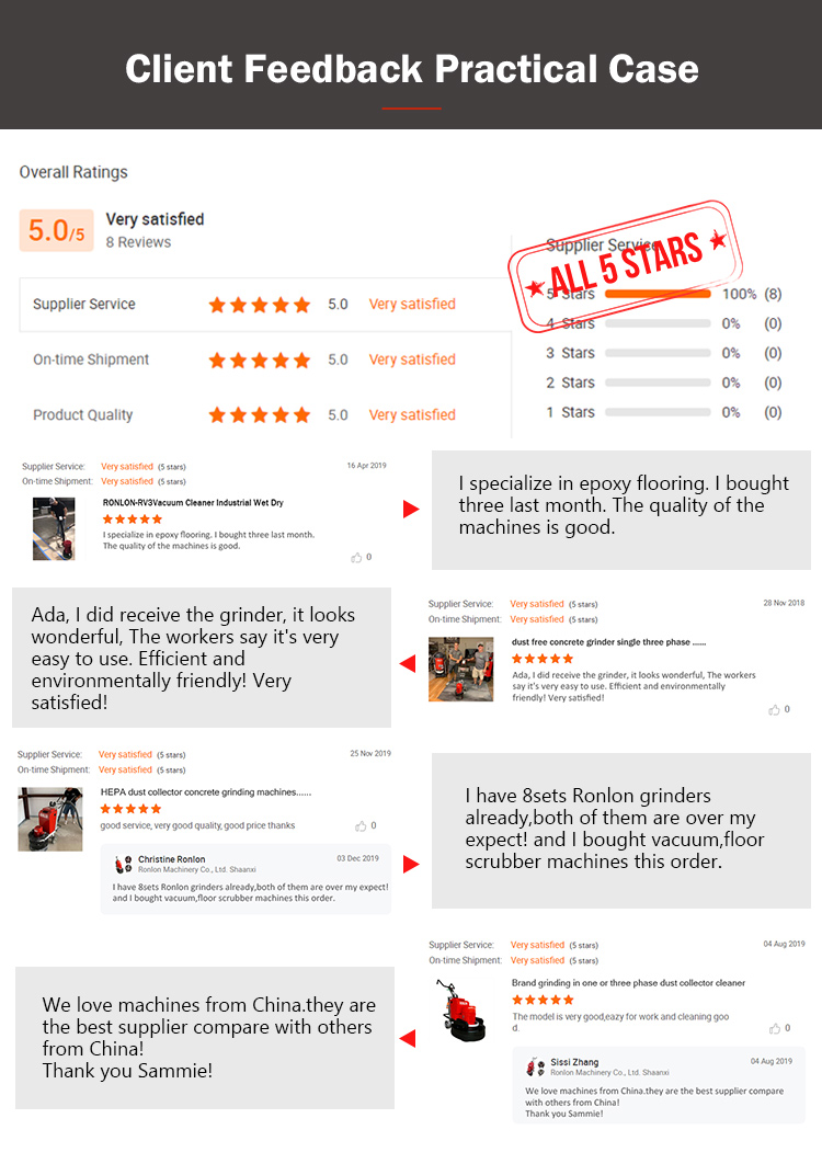 good feedback for Ronlon concrete grinder good feedback for Ronlon concrete grinder